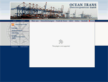 Tablet Screenshot of oceantrans.de